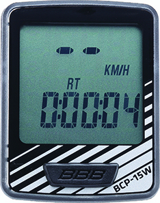 BBB BCP-15W DashBoard 10 Kerékpár Computer - fekete - ezüst